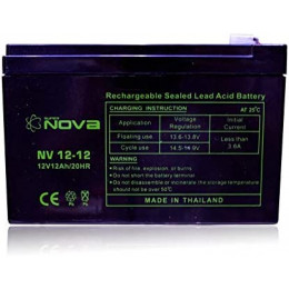 Long Rechargeable Lead Acid Battery 12v 12AH 