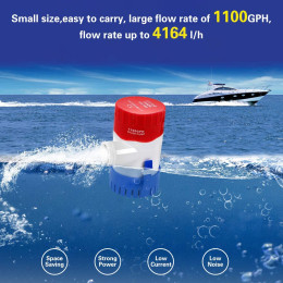 12V Electric Marine Submersible Bilge Water Pump